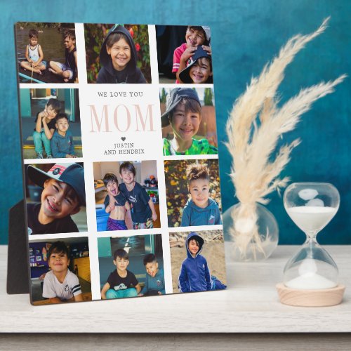 Modern Instagram 11 Photo Collage Plaque