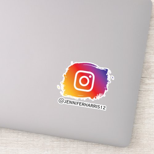 Modern Instagram Custom Sticker