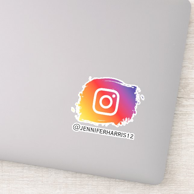 Modern Instagram Custom Sticker (Detail)