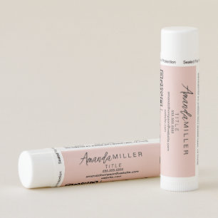 Modern Instagram Facebook QR Code Business Card Lip Balm
