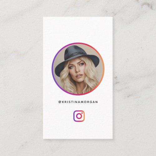 ​Modern Instagram Profile Grid Influencer Business Card