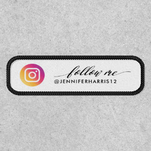 Modern Instagram Qr Code Patch