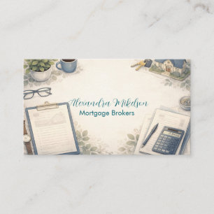 Modern Insurance Advisor Professional Business Card