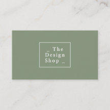 Modern Interior Designer Business Card