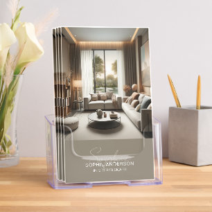 Modern Interior Designer Professional Tri-Fold Brochure