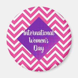 Modern International Womens Day Magnet