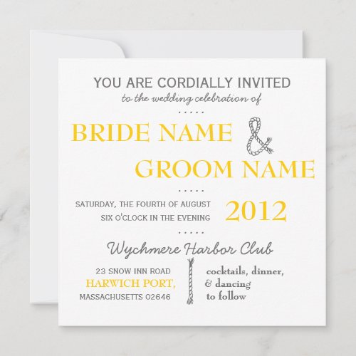 Modern Invitation Suite Wedding Invite