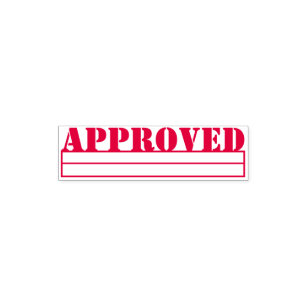 Modern Invoice Office Approved Self-inking Stamp
