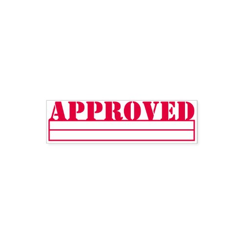 Modern Invoice Office Approved Self_inking Stamp