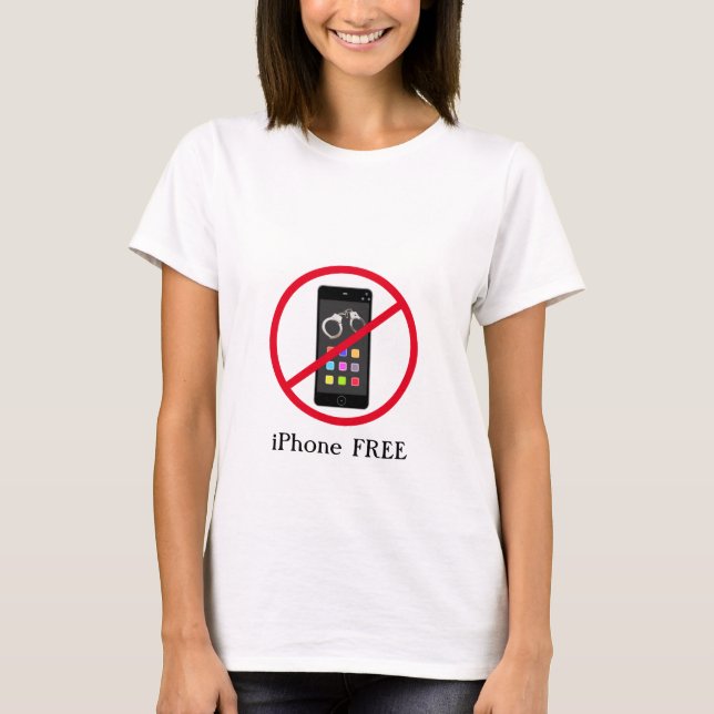 Modern iPhone Free Message T-Shirt (Front)