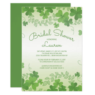 Irish Bridal Shower Invitations 2