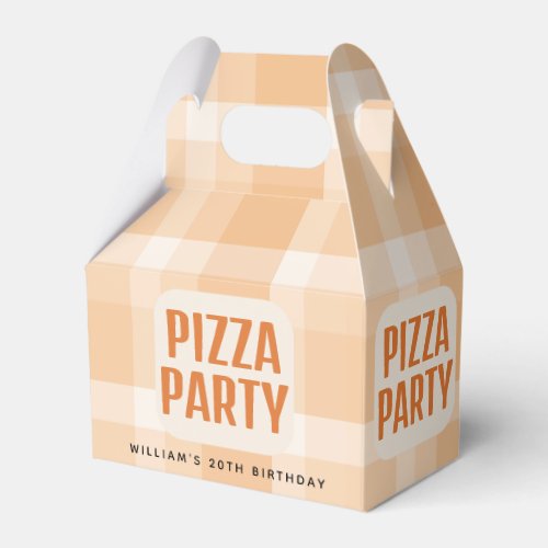 Modern  Italian Any Occasion Pizza Party Favor Boxes