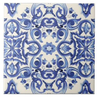 Modern Italian Blue  La Dolce vita  Ceramic Tile