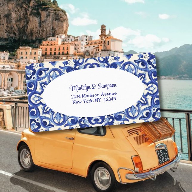 Modern Italian Blue La Dolce vita  Label (Creator Uploaded)