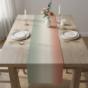 Modern Italian Flag Gradient Table Runner