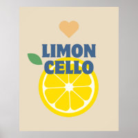 Modern Italian Lemons Limoncello Bar