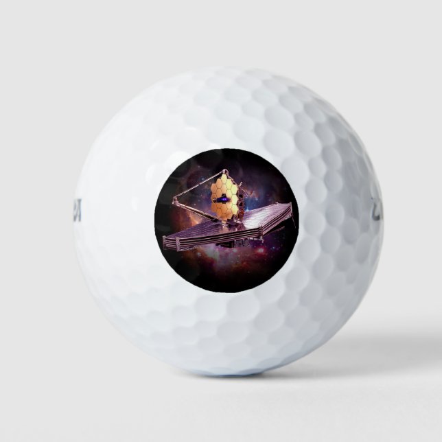 Modern James webb space nasa telescope space Golf Balls (Front)