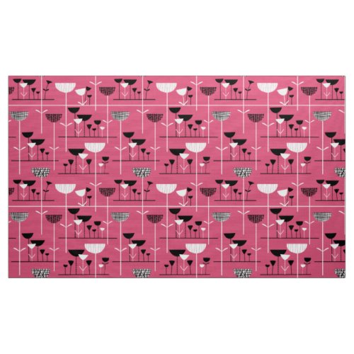 Modern Jazz _ Deep Pink d65076 Fabric