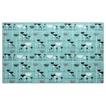 Modern Jazz - Light Blue 80C6C6 Fabric