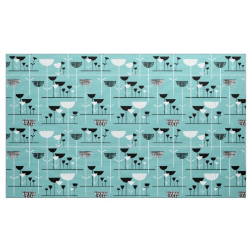 Modern Jazz _ Light Blue 80C6C6 Fabric