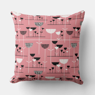 Modern Jazz - Pink e3868f Throw Pillow