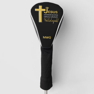 Modern JESUS RANSOMED ME Christian DRIVER Golf Head Cover