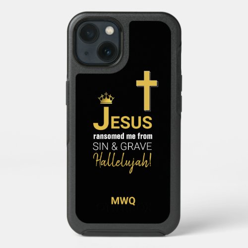 Modern JESUS RANSOMED ME Christian iPhone 13 Case
