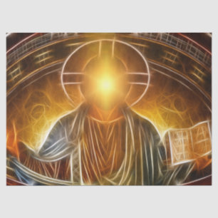 modern jesus tissue paper