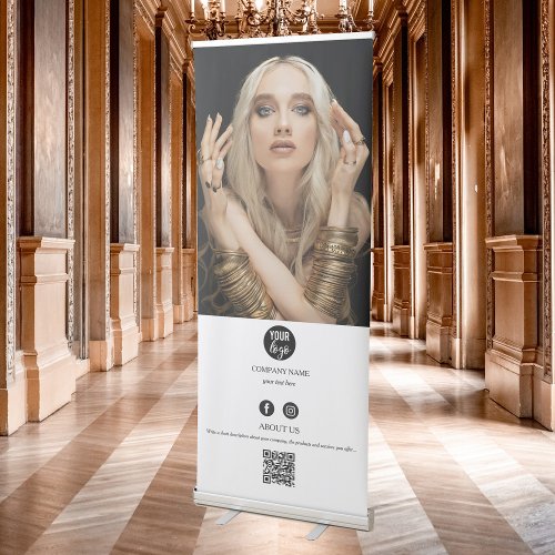 Modern Jewelry Business Promotional Advertising  Retractable Banner