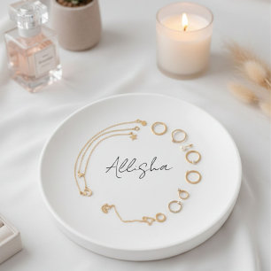 Modern Jewelry Dish Bridesmaid Engagement ring 