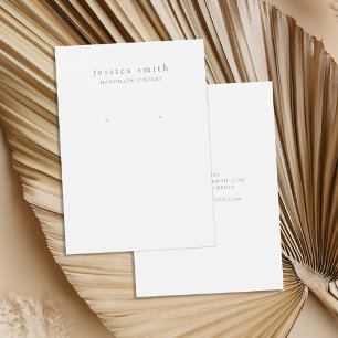 Modern Jewelry Earring Display Card