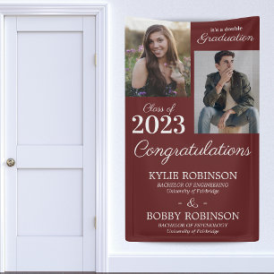 Modern Joint Graduation Party Banner