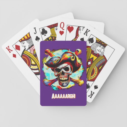 Modern Jolly Roger Playing Cards