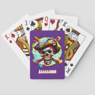 Modern Jolly Roger Poker Cards