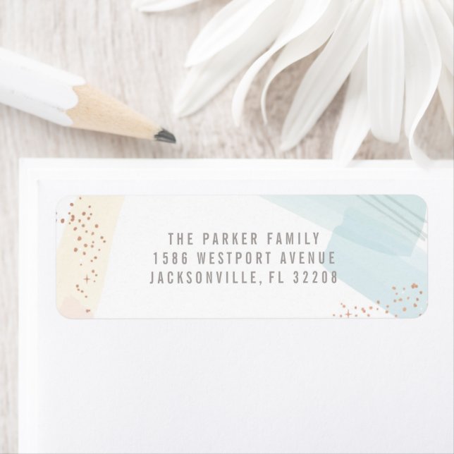 Modern Joy Return Address Label (Insitu)