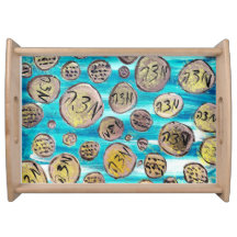 Modern Joyful Matzah Tray