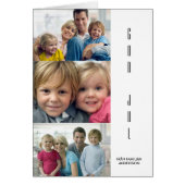 Modern julhälsningskort (Front)