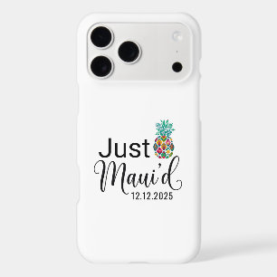 Modern Just Maui'd   Hawaii Honeymoon Couple iPhone 17 Pro Max Case