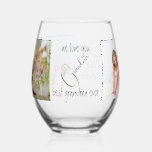 Modern Keepsake Photo Collage Best Grandma Ever Stemless Wine Glass<br><div class="desc">Elegant modern cute family photo collage with trendy artistic typography with dedication to your beloved grandmother to celebrate Mother's Day or grandma's birthday with this nice keepsake. Personalize it with your best photos and names.</div>