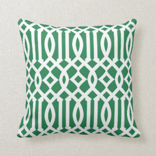 kelly green throw pillows
