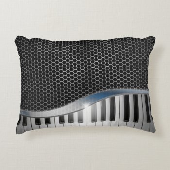 Modern Keyboard Accent Pillow by FantasyPillows at Zazzle