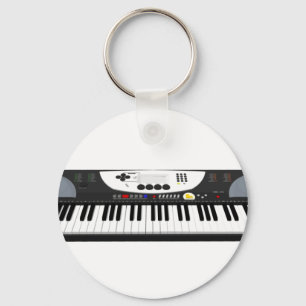 Modern Keyboard Synth: 3D Model: Keychain
