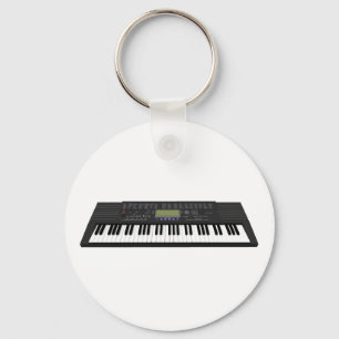 Modern Keyboard Synth: 3D Model: Keychain