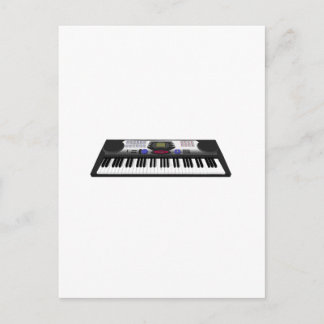 Modern Keyboard Synth: 3D Model: Postcard