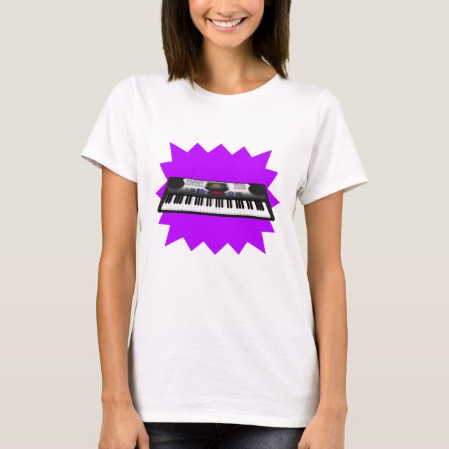 Modern Keyboard Synth: 3D Model: T-Shirt (Front)