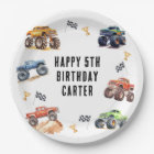 Modern Kids Monster Trucks Birthday Party