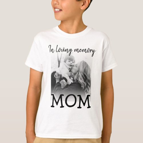 Modern  Kids  Photo Memorial T_Shirt