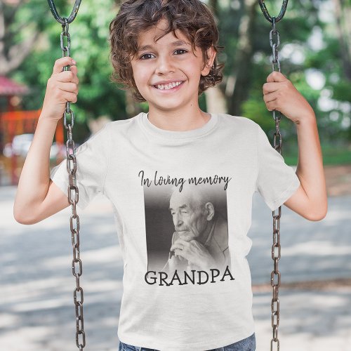 Modern  Kids  Photo Memorial  T_Shirt