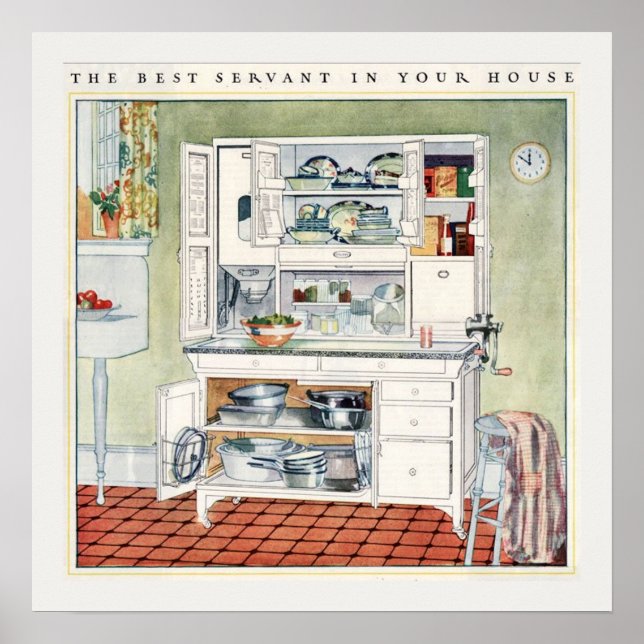 Modern Kitchen 1923 Poster (Front)