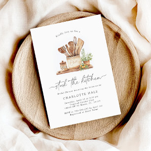 Modern Kitchen Bridal Shower Invitation